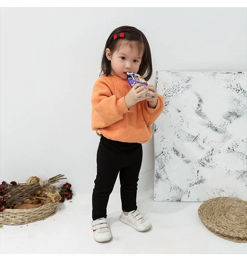 Baby Girls Boys Pants Kids High Waist Cotton Big PP Pant Spring and Autumn Girl Leggings Trousers Children Clothes 0-6 Years