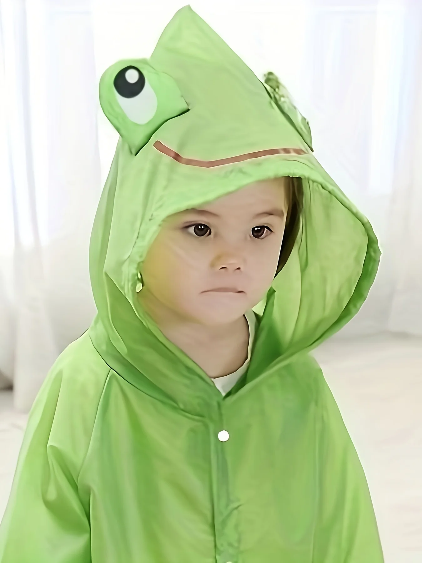 Boys Girls Rain Coat with Pocket Cartoon Animal Raincoat Kids Stylish Waterproof Rain Jacket Toddler Children Rain Poncho
