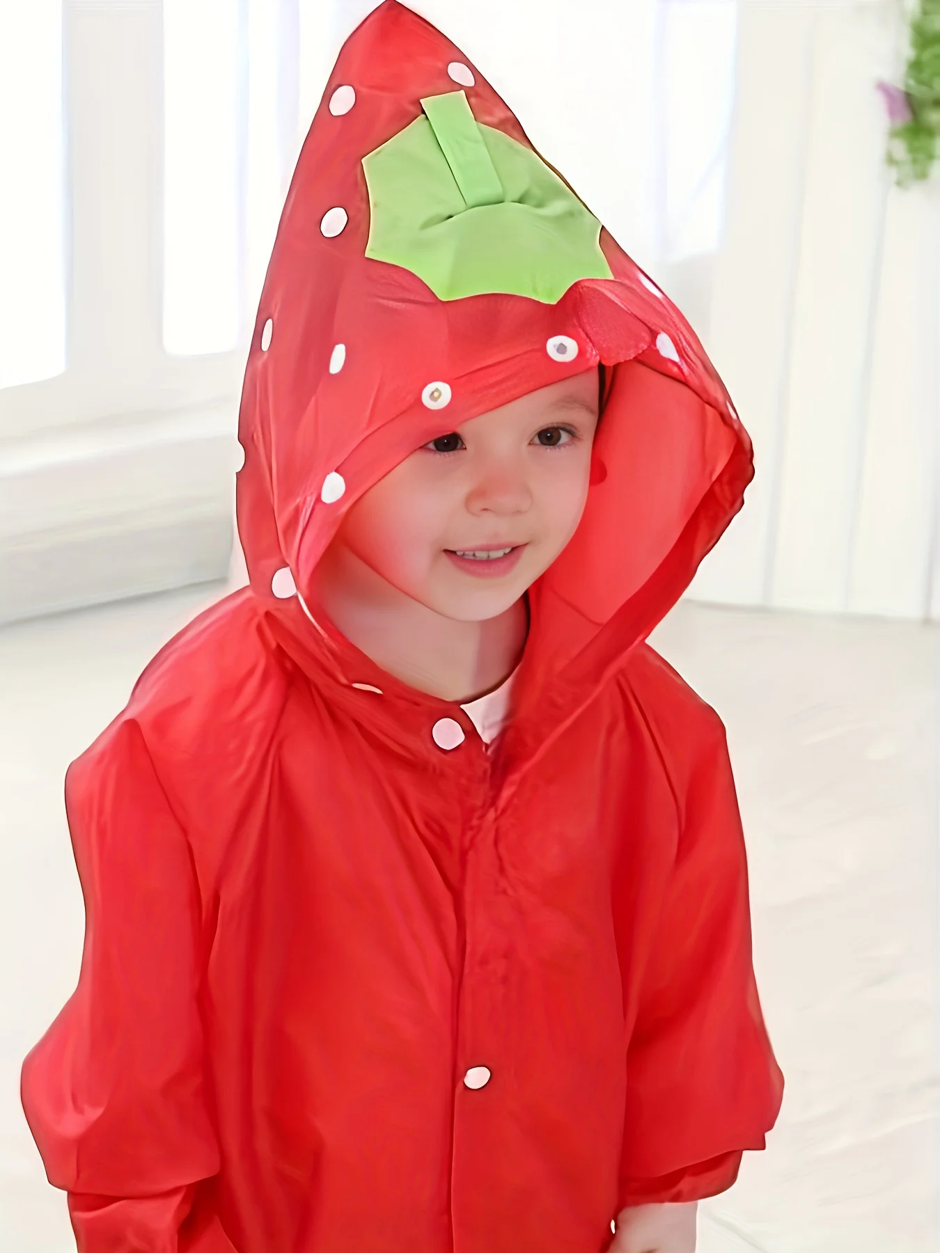 Boys Girls Rain Coat with Pocket Cartoon Animal Raincoat Kids Stylish Waterproof Rain Jacket Toddler Children Rain Poncho