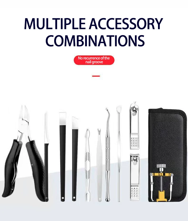 Home Trimming Tool Nail Clipper Set, Portable Men's High-End Trimming Knife, Dead Skin Scissors, Diagonal Trimming Tool