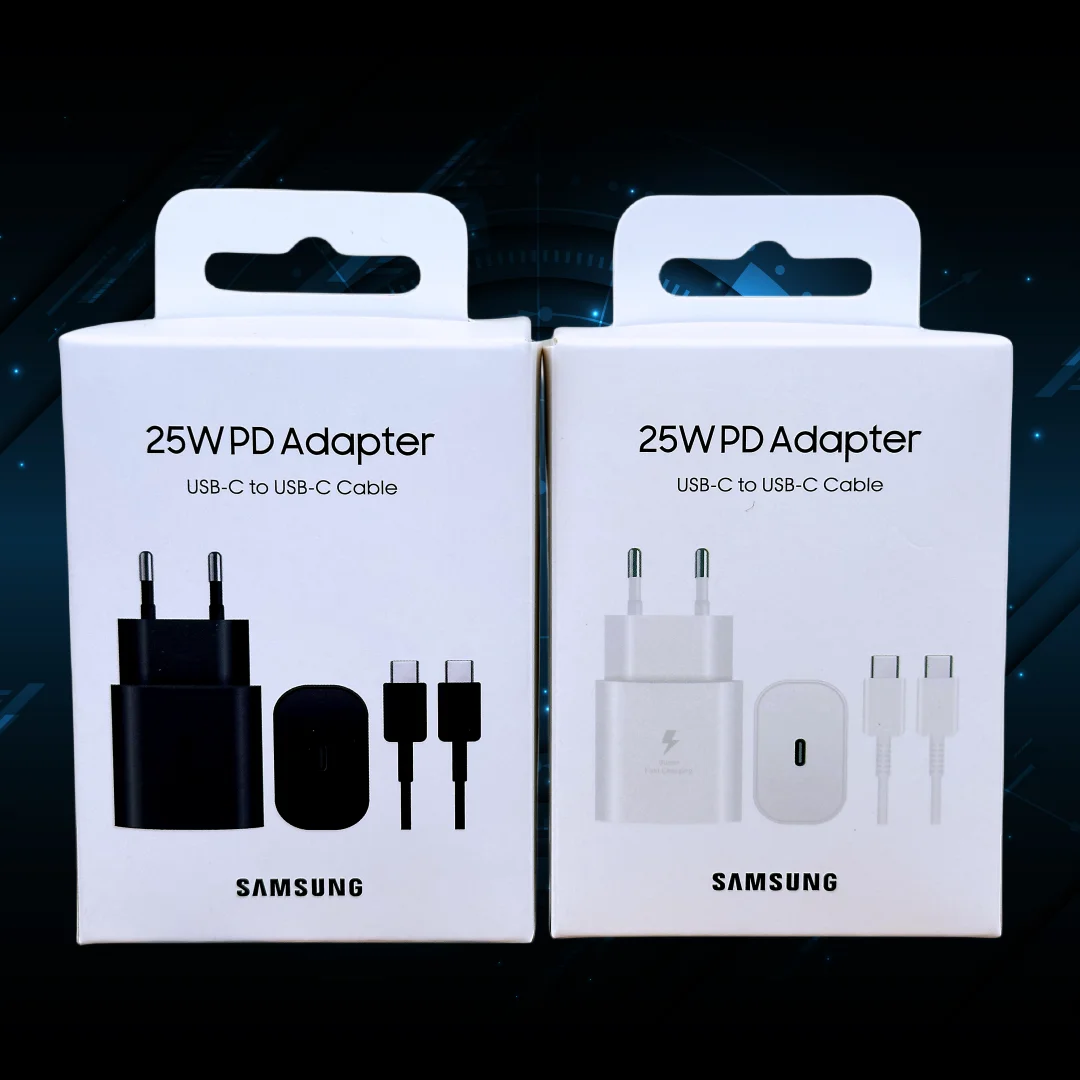 Original Samsung 25W Charger Super Fast Charge Type-C EU Adapter For Galaxy S23 S22 Plus S21 S20 FE Note 20 10+ A54 A34 5G Phone
