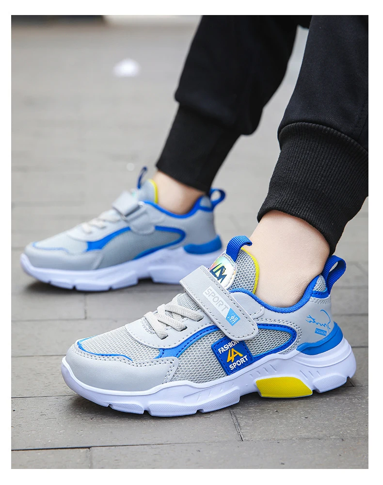 Children's Shoes Boy Sneakers in the Spring and Autumn with Breathable Non-Slip Surface Pupil Cuhk Boy Fashion Shoes