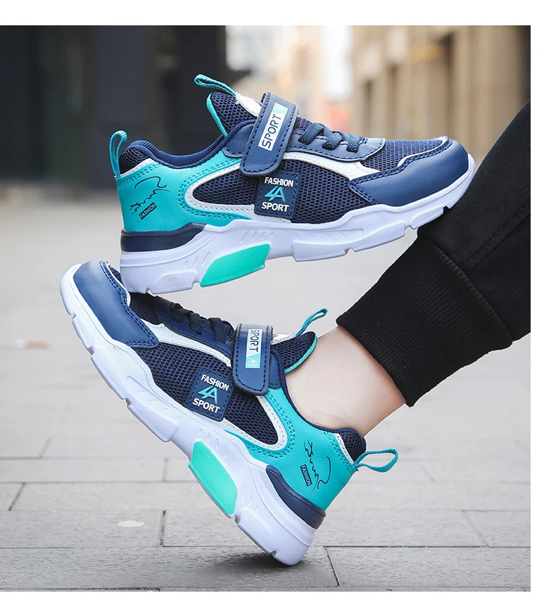 Children's Shoes Boy Sneakers in the Spring and Autumn with Breathable Non-Slip Surface Pupil Cuhk Boy Fashion Shoes