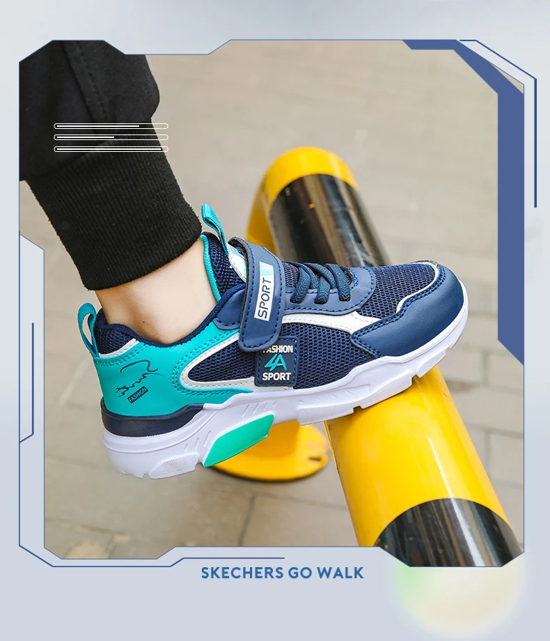Children's Shoes Boy Sneakers in the Spring and Autumn with Breathable Non-Slip Surface Pupil Cuhk Boy Fashion Shoes