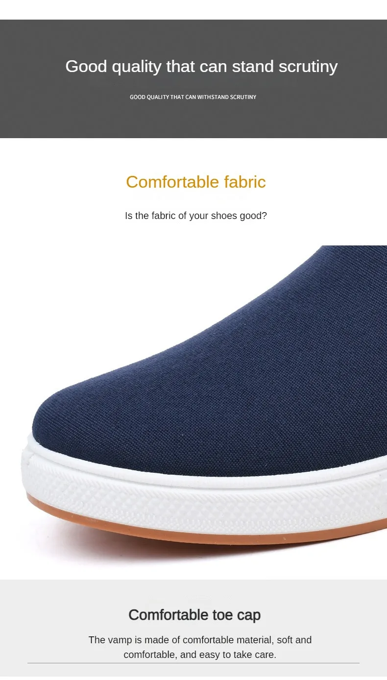 ​Men's Shoes Casual Sneakers Summer Lightweight Canvas Breathable Anti Slip Flat Shoes Affordable Free Shipping