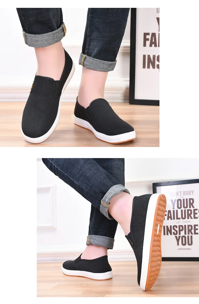 ​Men's Shoes Casual Sneakers Summer Lightweight Canvas Breathable Anti Slip Flat Shoes Affordable Free Shipping