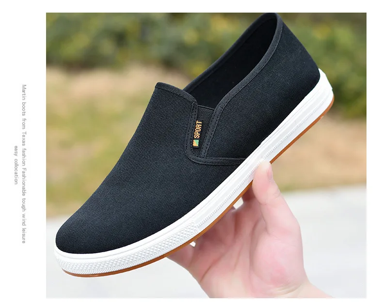 ​Men's Shoes Casual Sneakers Summer Lightweight Canvas Breathable Anti Slip Flat Shoes Affordable Free Shipping