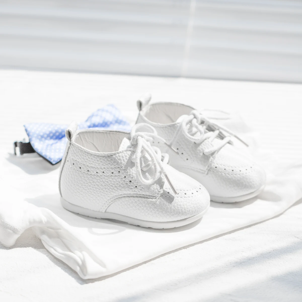 Classic Lace-up Baby Shoes Spring Boy and Girl British Style Baby Shoes Multi-color Baby Rubber Soles Non-slip Walking Shoes