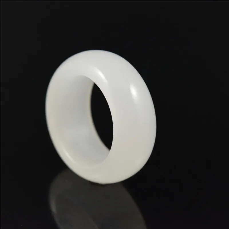 Natural Green Hetian Jade Ring Chinese Jadeite Amulet Fashion Charm Jewelry Hand Carved Crafts Gifts for Women Men Rings