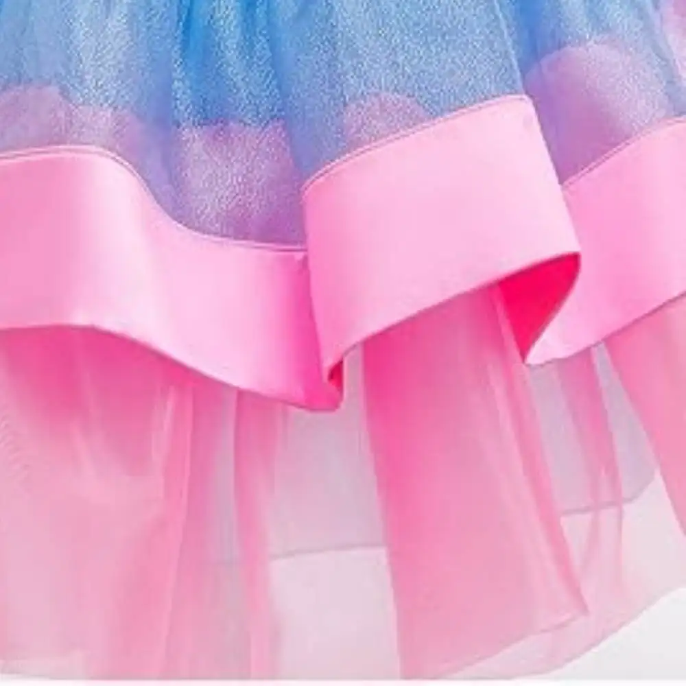Baby Girls Cartoon Cat Mesh Dresses with Headband Party Halloween Christmas Children Doll Cosplay playhouse 2PCS Cosplay Costume