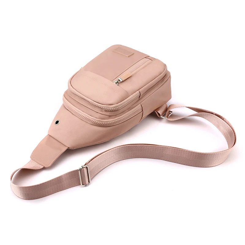 Women's Versatile Chest Bag New Trendy Nylon Cloth Single Shoulder Diagonal Cross Bag Fashionable Travel Chest Bag