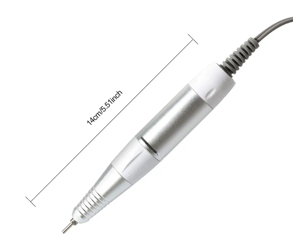 35000rpm 5Pins Electric Nail Drill Machine Handle Handpiece Pedicure Replacement Pen Manicure Beauty Tool ABE Accessory