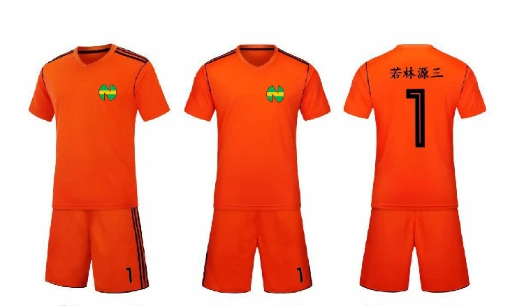 Wakabayashi Genzo Wakashimazu Ken Captain Tsubasa Nankatsu Goalkeeper Uniform Goalkeeper Football Uniform