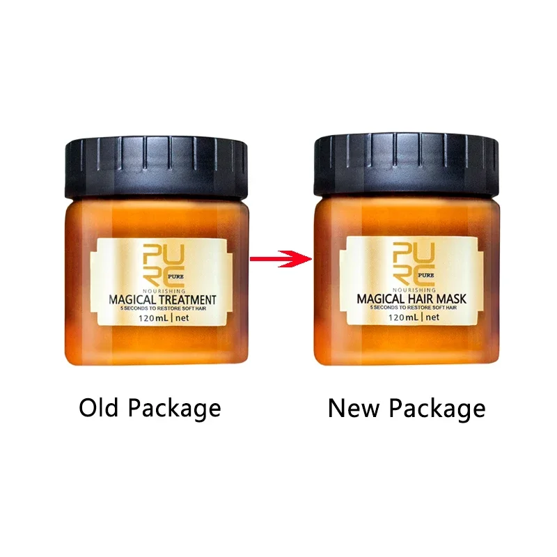 PURC 5s Magical Hair Mask Keratin Treatment Quick Smoothing Perm,Frizz Dry Damage Repairing Cream Restore Soft Masks Hair Care