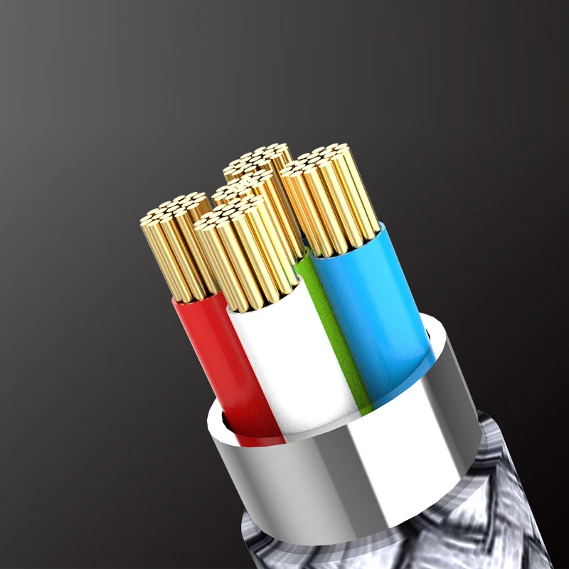 1M 2M 3M 5M 8M USB Type C To Type C Cable PD 60W 3A Fast Charging Data Sync Extension Cable for IPhone13 Samsung Camera Laptop