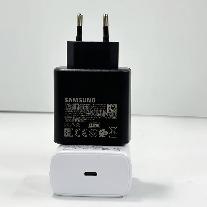 Original Samsung 45W PD Charger Super Fast Charger Type C Cable Galaxy S26 S25 Ultra S24 S23 S22 S21 A54 A55 A56 A17 Z Fold 8 7
