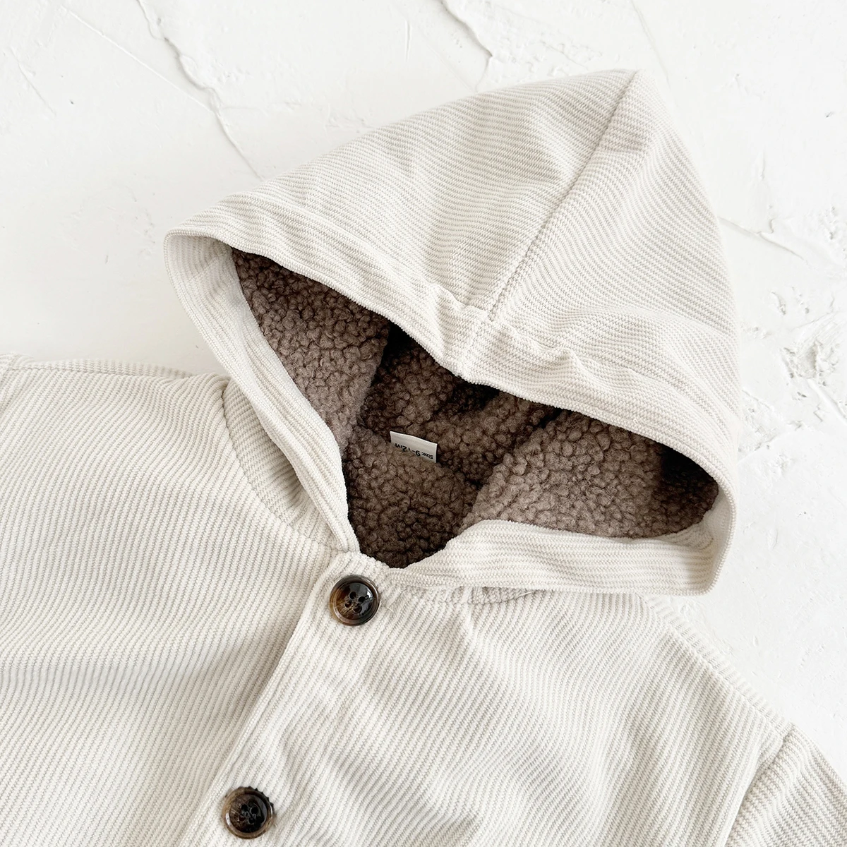 Ins Winter Warm Baby Girls Clothes Outdoor Jacket Thick Fleece Hoodie Infant Boys Baby Clothes Fruit Embroidery Newborn Baby Top