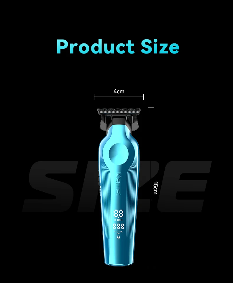 Kemei Hair Clipper Kit for Men 10W Big Power 9000RPM KM-1763 KM-264 Rechargeable Trimmers KM-1112 Professional Electric Shaver