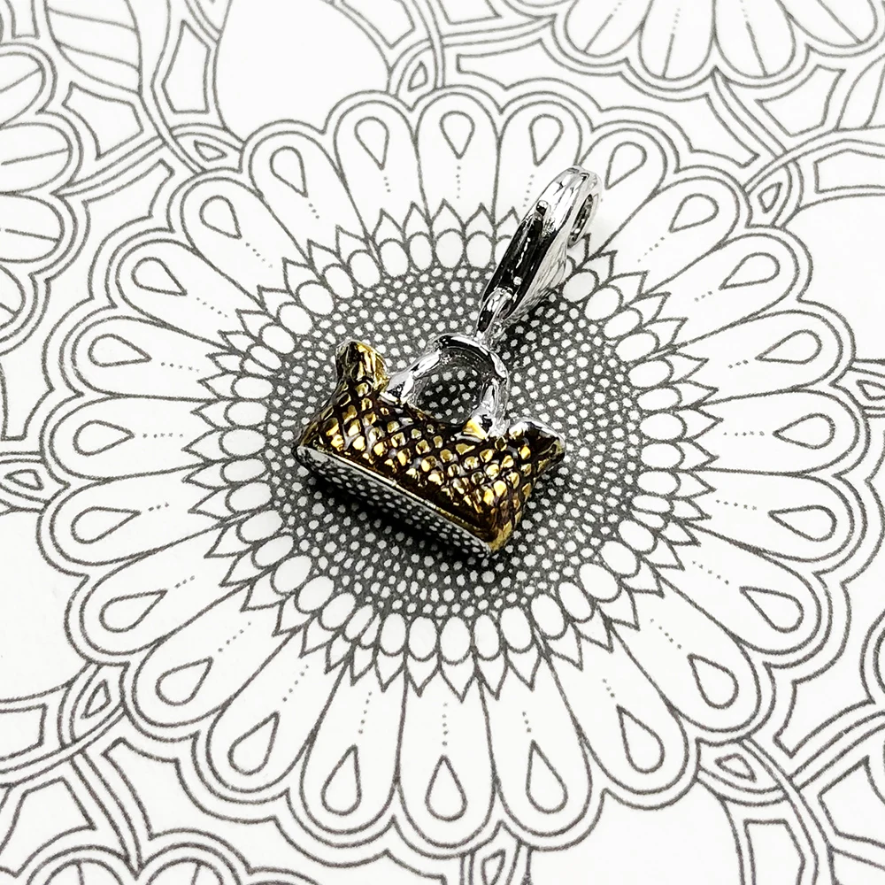 Bag Dangle Charm Pendant Spring Brand New European Style 925 Sterling Silver Trendy Fashion Jewelry Club for Women