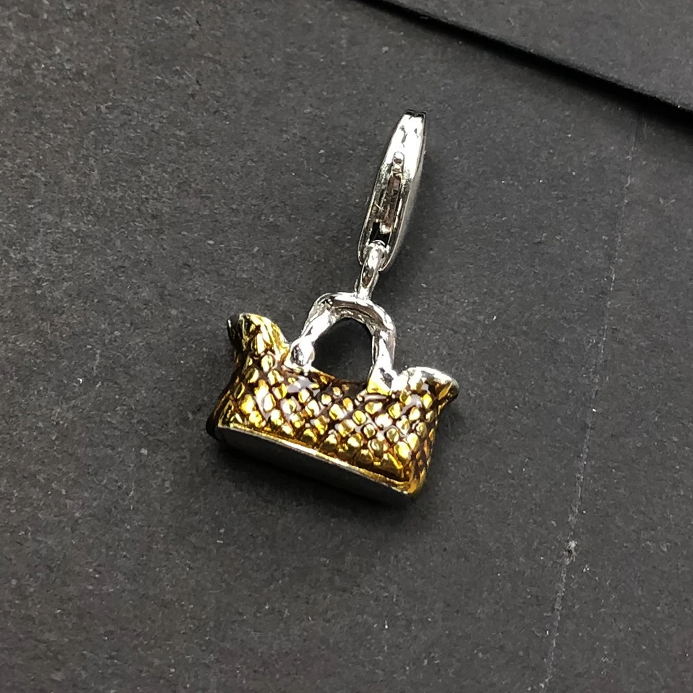 Bag Dangle Charm Pendant Spring Brand New European Style 925 Sterling Silver Trendy Fashion Jewelry Club for Women