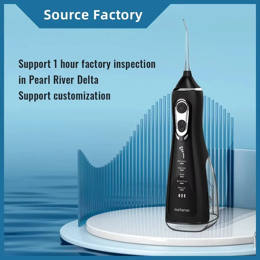 Portabal Electric Oral Irrigator Waterproof Intelligent Water Flosser 5-speed Adjustment Teeth Cleaner Mouth Washing Machine