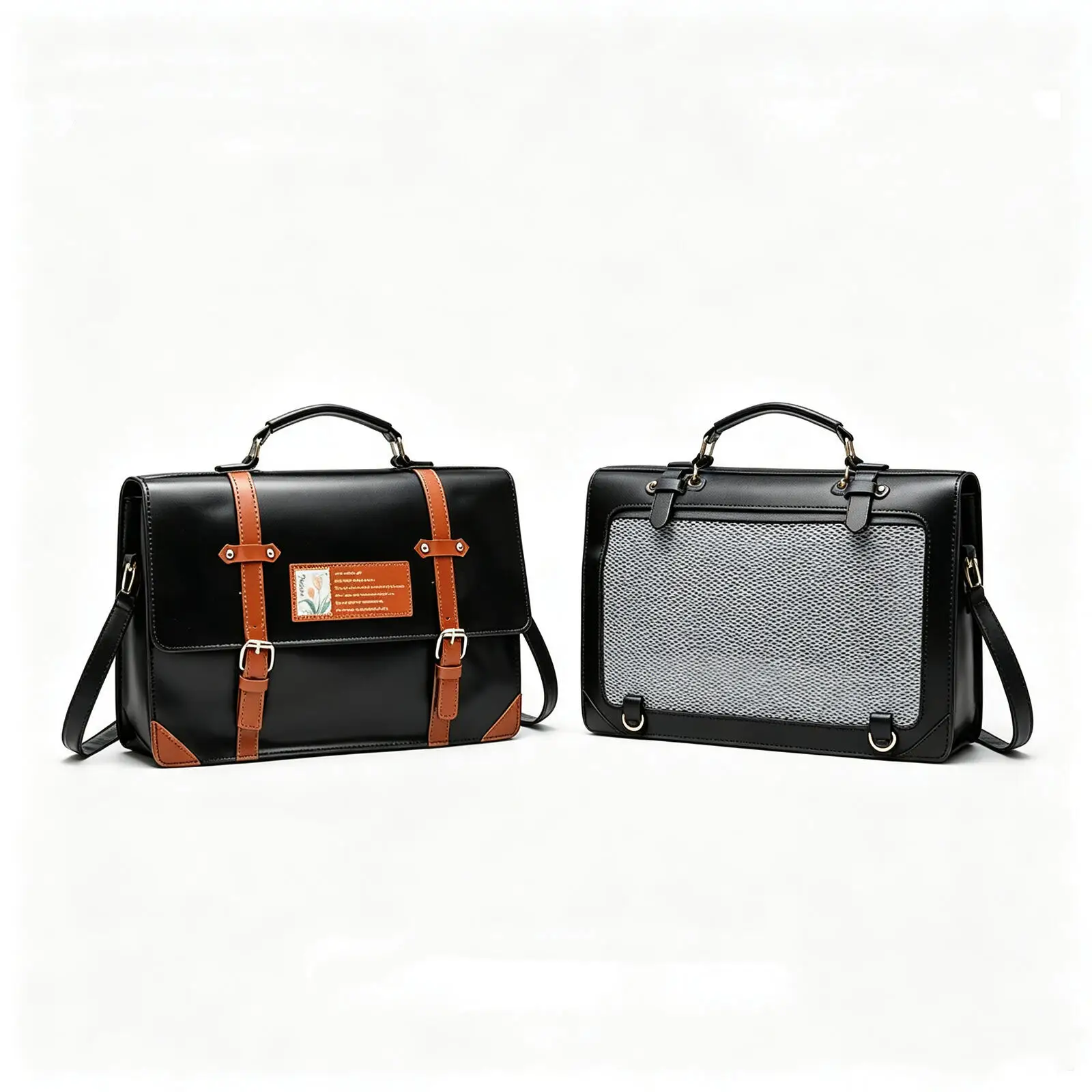Y2K Preppy Style Large Capacity Ita Backpack Lolita Girl Transparent Fashion DIY Display Shoulder Bag Crossbody Bag Cute Handbag