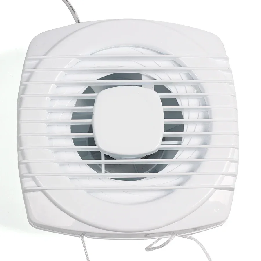 Silent 220V Exhaust Fan 4/6/7inch 110/150/180mm Strong Ventilating Kitchen Bathroom Toilet Window Wall Mounted Extractor