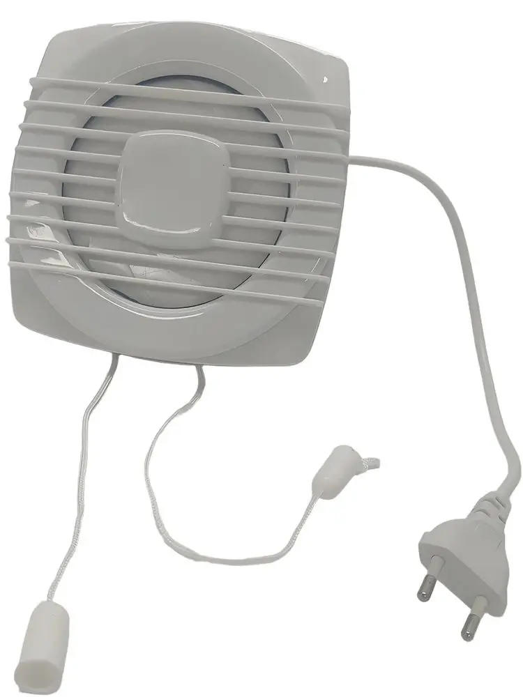 Silent 220V Exhaust Fan 4/6/7inch 110/150/180mm Strong Ventilating Kitchen Bathroom Toilet Window Wall Mounted Extractor