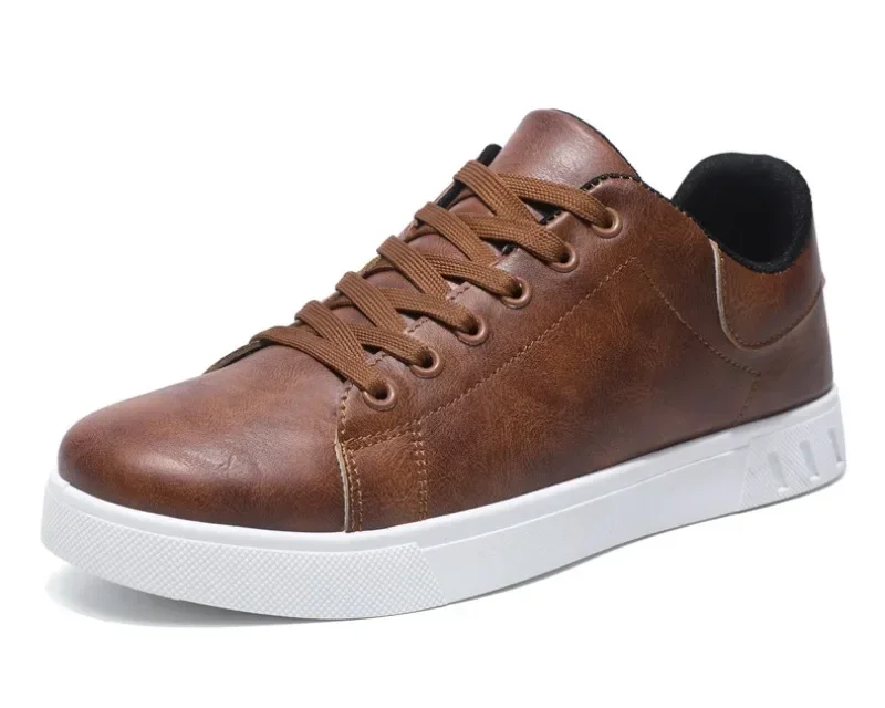 Casual Shoes Loafers British Leather Sneakers Flats Shoes Classic Men Leather Shoes Spring Summer New Trendy Designer Loafers