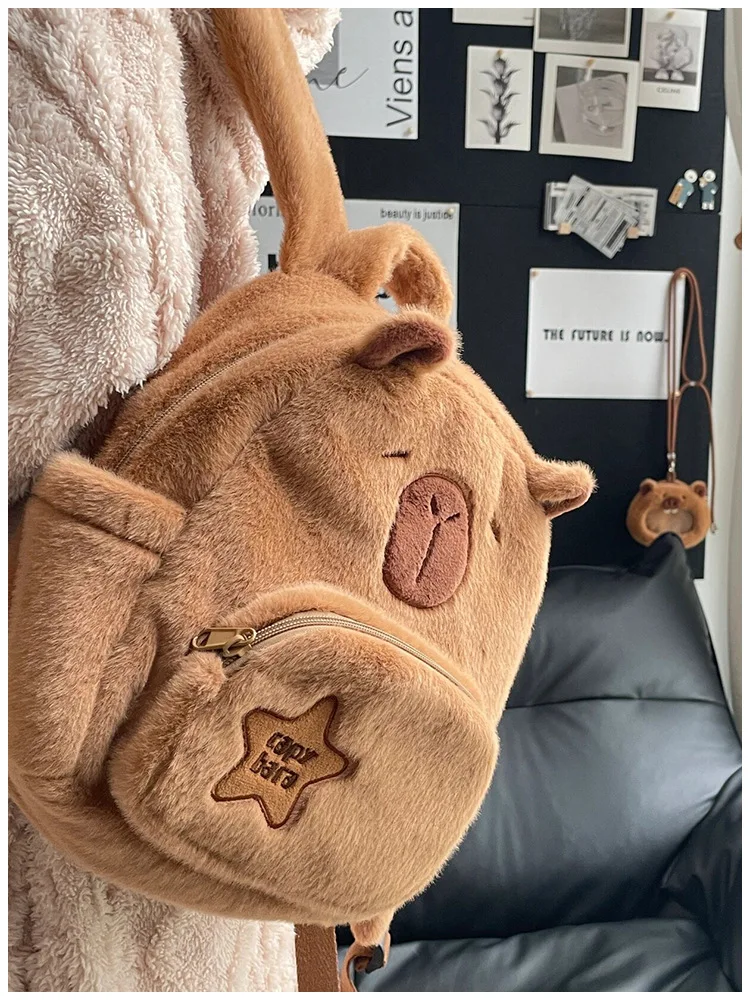 Capybara Backpacks Baby Early Childhood Education Cute School Bag Kid Cartoon Kindergarten Backpack Children's Travel Bag Gift