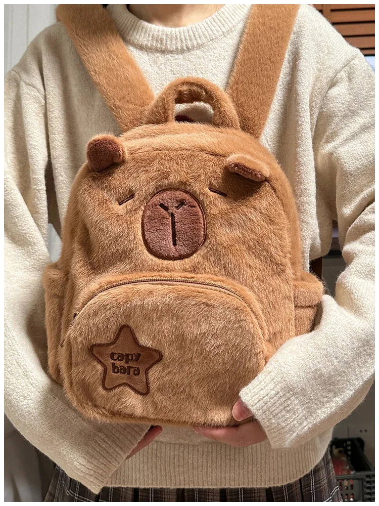 Capybara Backpacks Baby Early Childhood Education Cute School Bag Kid Cartoon Kindergarten Backpack Children's Travel Bag Gift