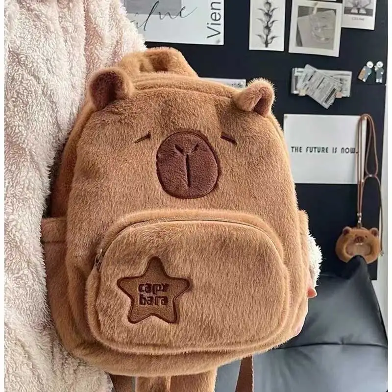Capybara Backpacks Baby Early Childhood Education Cute School Bag Kid Cartoon Kindergarten Backpack Children's Travel Bag Gift