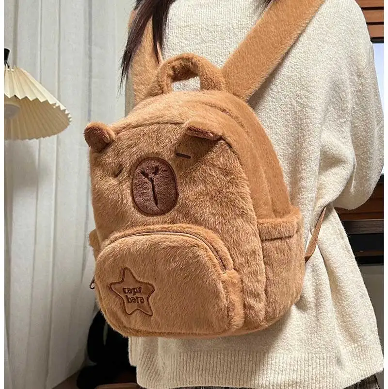 Capybara Backpacks Baby Early Childhood Education Cute School Bag Kid Cartoon Kindergarten Backpack Children's Travel Bag Gift