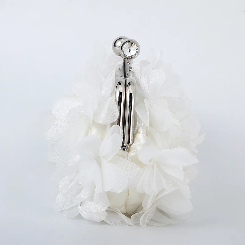 Flower Dinner Purse Designer Floral Chain Crossbody Bride Handbag Clutches Woman Petal Evening Party Clutch Wedding Dress Bag