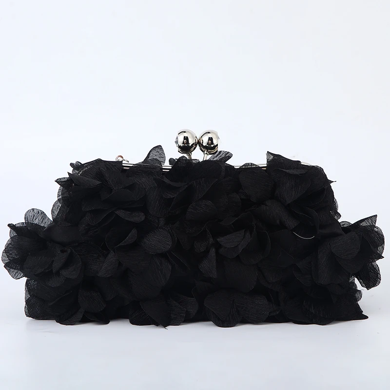 Flower Dinner Purse Designer Floral Chain Crossbody Bride Handbag Clutches Woman Petal Evening Party Clutch Wedding Dress Bag