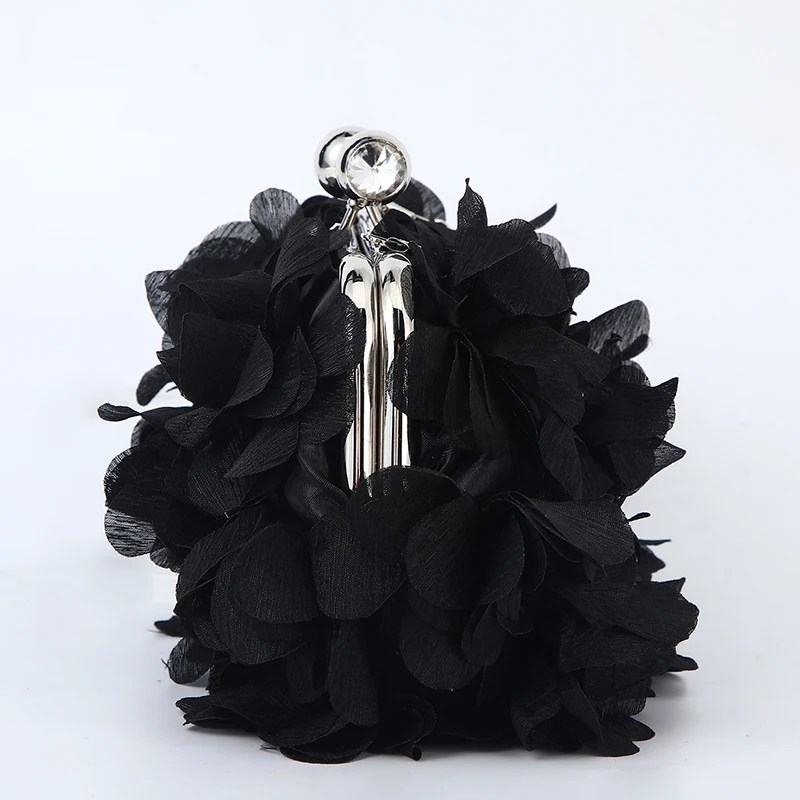 Flower Dinner Purse Designer Floral Chain Crossbody Bride Handbag Clutches Woman Petal Evening Party Clutch Wedding Dress Bag