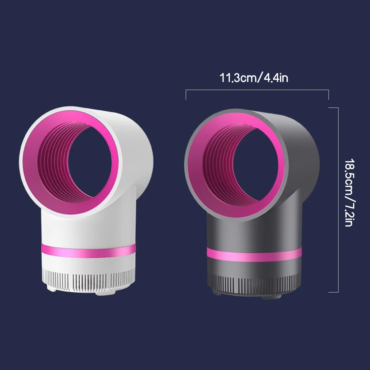 New USB Electric Mosquito Killer Lamp for Home Use Powerful Suction Gravidtrap Portable Rechargeable Silent Mosquito Trap Lamp