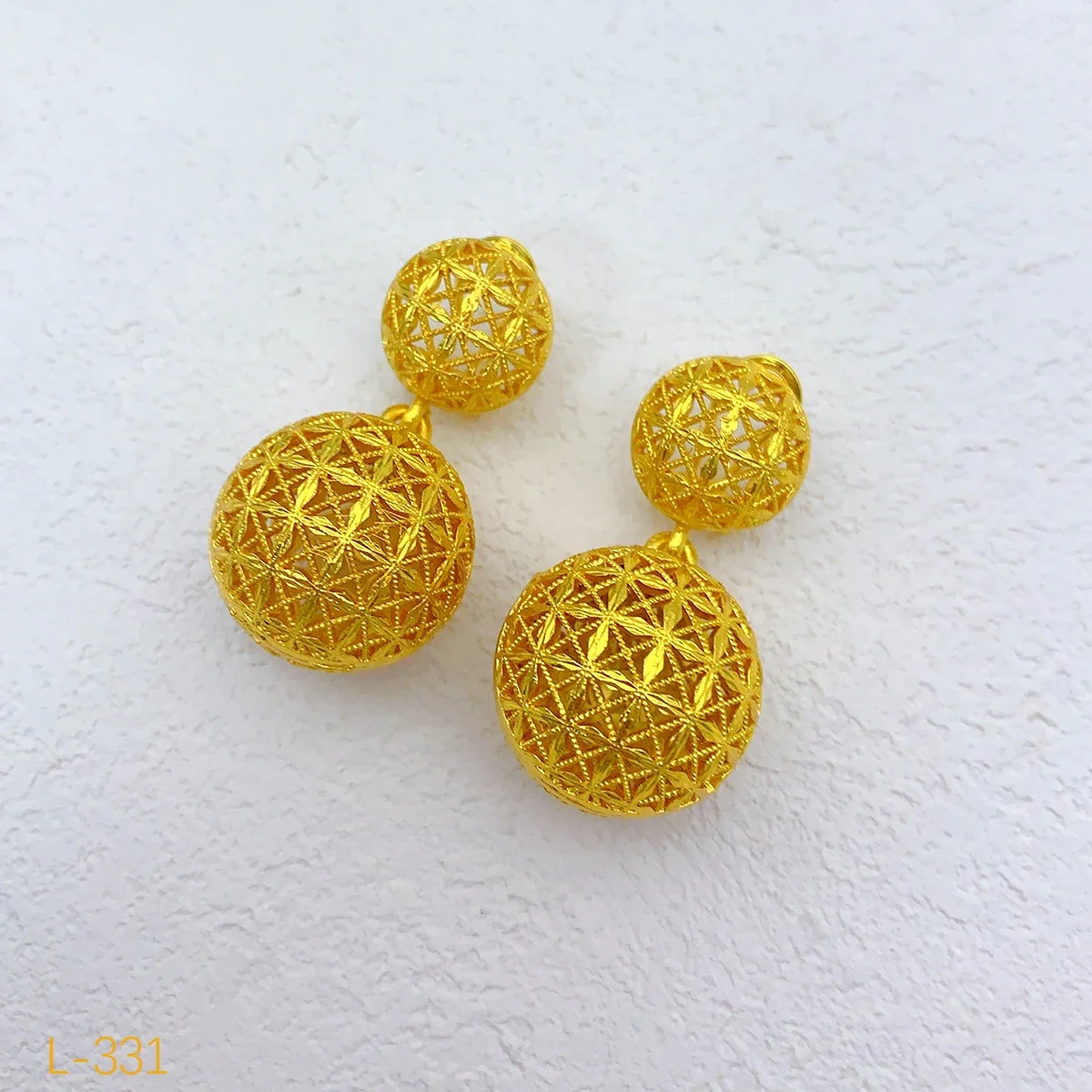 Dubai Ball 24k Gold Plated Jewelry Sets for Women Indian Bridal Costume Necklace Earrings Sets Nigerian Wedding Party Gifts