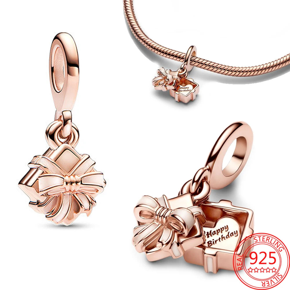 Exquisite 925 Sterling Silver Dragonflies&Earth&Ladybugs&Keys&Shells&Flowers Charm Fit Brand Bracelet Ladies DIY Jewelry