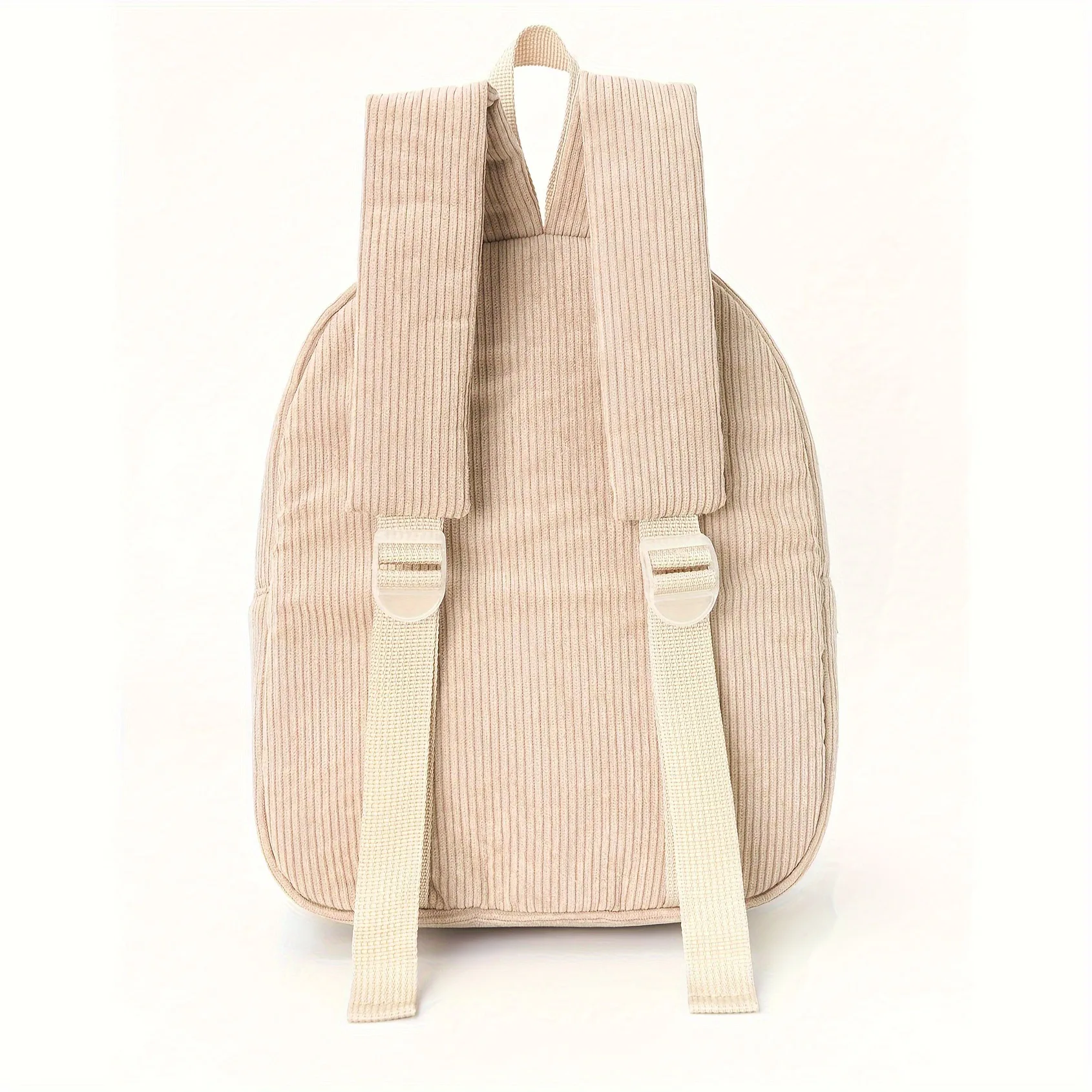 Cross-border explosion cute bear backpack corduroy primary school bag fashion casual backpack cartoon plush bag