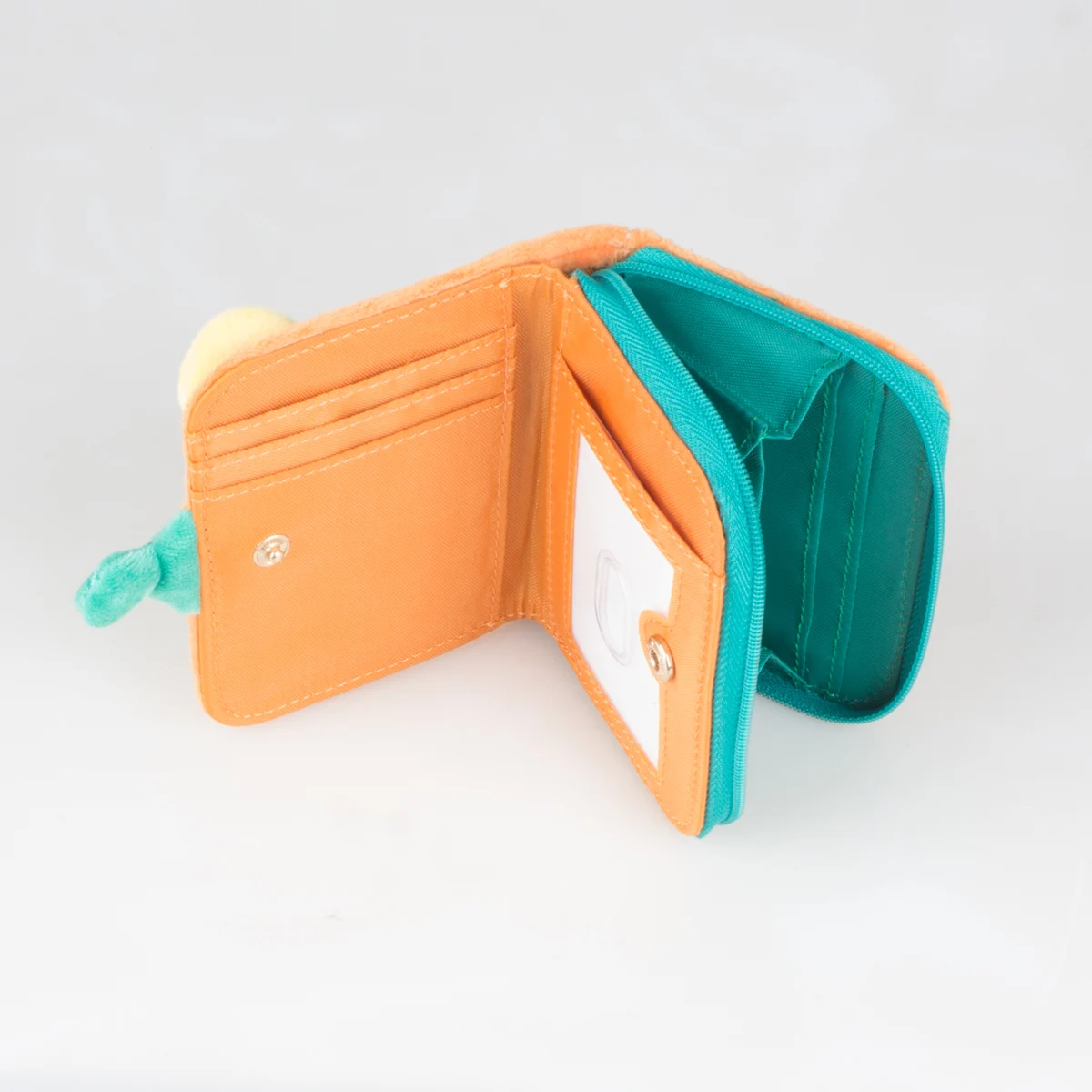 High Quality 3D Stereoscopic Furry Wallet Stylish Personalized Multifunctional Card Clip Wallet for Men And Women