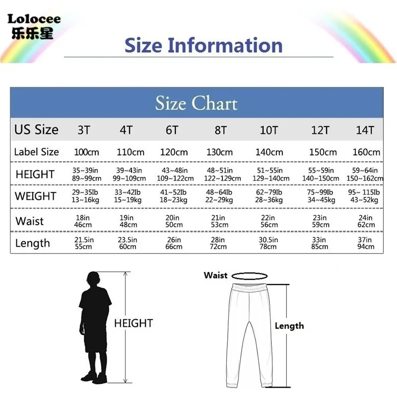 Girls' Fashion Sweatpants Cute Bowknot & Heart Print Kids' Casual Pants Elastic Waist Thin Trousers Children's Activewear HDJ1