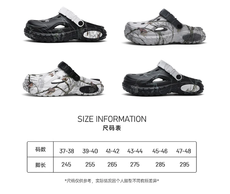 2026 Summer Men's Sandals New Home Garden Shoes Comfortable and Light Men's Slippers Non-Slip Soft Bottom Beach Sandals 47 48