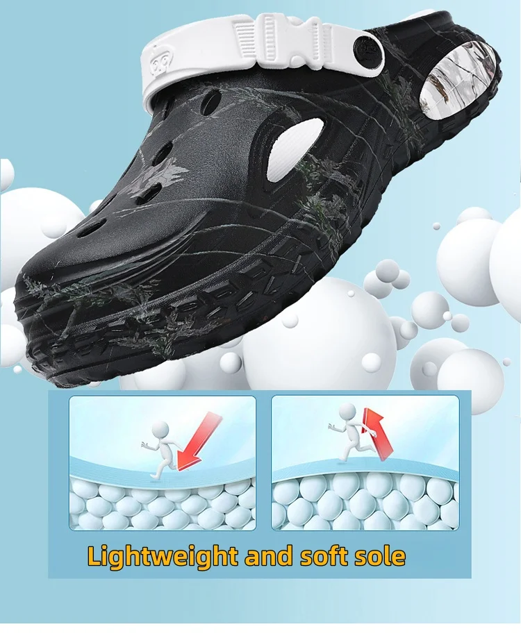 2026 Summer Men's Sandals New Home Garden Shoes Comfortable and Light Men's Slippers Non-Slip Soft Bottom Beach Sandals 47 48