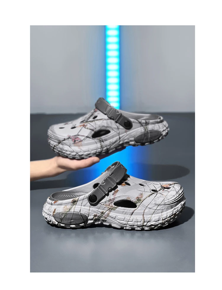 2026 Summer Men's Sandals New Home Garden Shoes Comfortable and Light Men's Slippers Non-Slip Soft Bottom Beach Sandals 47 48
