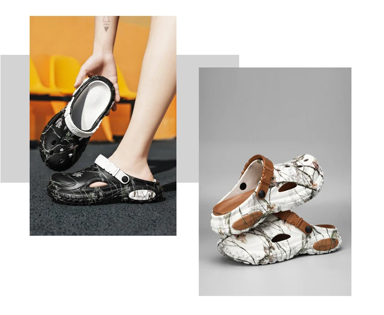2026 Summer Men's Sandals New Home Garden Shoes Comfortable and Light Men's Slippers Non-Slip Soft Bottom Beach Sandals 47 48