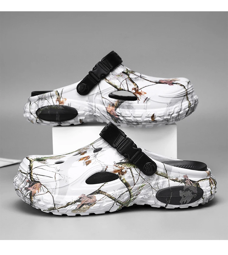 2026 Summer Men's Sandals New Home Garden Shoes Comfortable and Light Men's Slippers Non-Slip Soft Bottom Beach Sandals 47 48