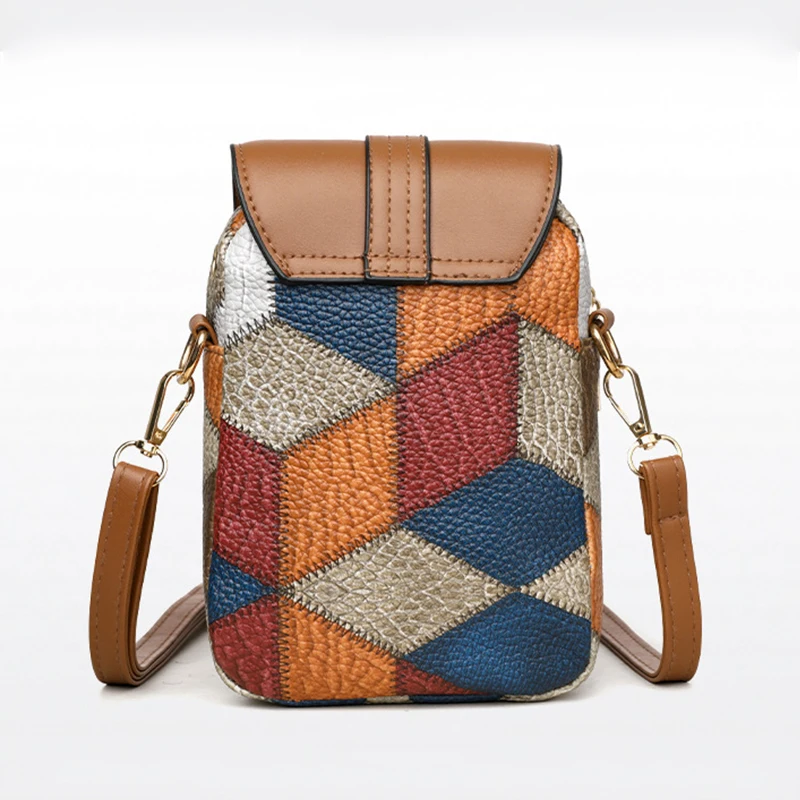Mobile Phone Bag Crossbody Bag Women's Shoulder Bag Versatile Fashionable Exquisite Soft Leather Casual Small Bag