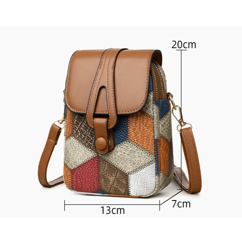 Mobile Phone Bag Crossbody Bag Women's Shoulder Bag Versatile Fashionable Exquisite Soft Leather Casual Small Bag