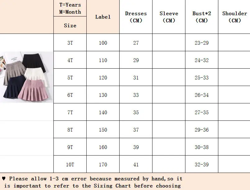 Preppy Girls' Pleated Skirt Set - White & Black Skort for School, Casual Summer Outfit for Kids 5-12 Years